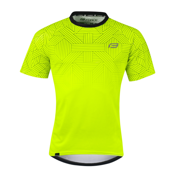 dres FORCE CITY, fluo-černý M