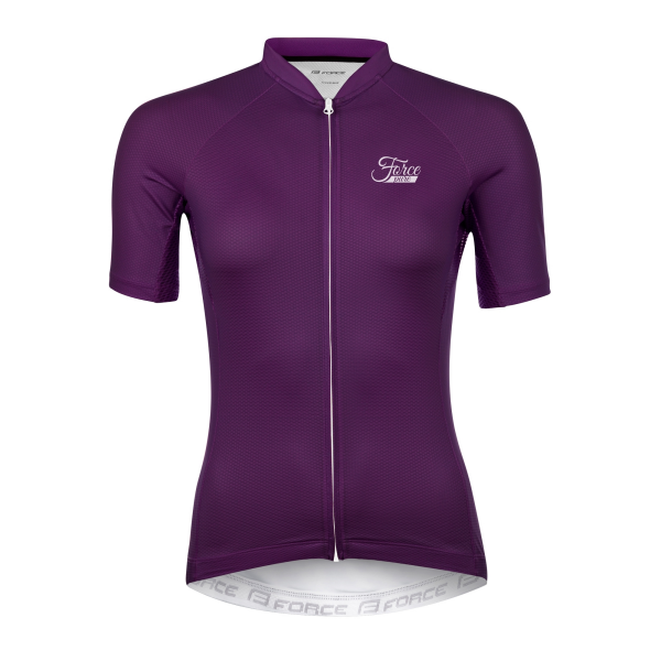 dres FORCE PURE LADY kr. rukáv, fialový XL