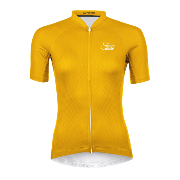 dres FORCE PURE LADY kr. rukáv, žlutý L