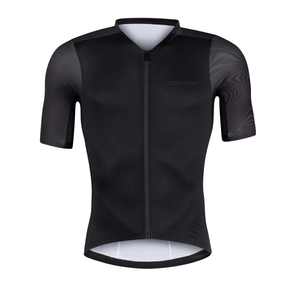 dres FORCE STREAM krátký rukáv, černý M