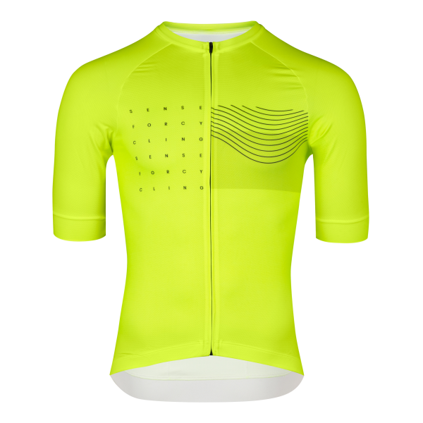 dres FORCE SWAY kr. rukáv, fluo L