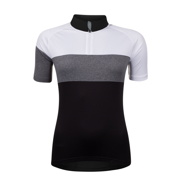 dres FORCE VIEW LADY kr. rukáv, črn-bílo-šedý L