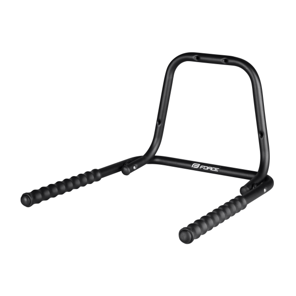 držák kola F na zeď pod rám sklopný Fe, černý