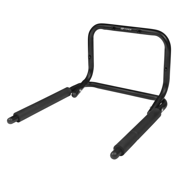 držák kola FORCE na zeď pod rám sklopný,ocel,čern.