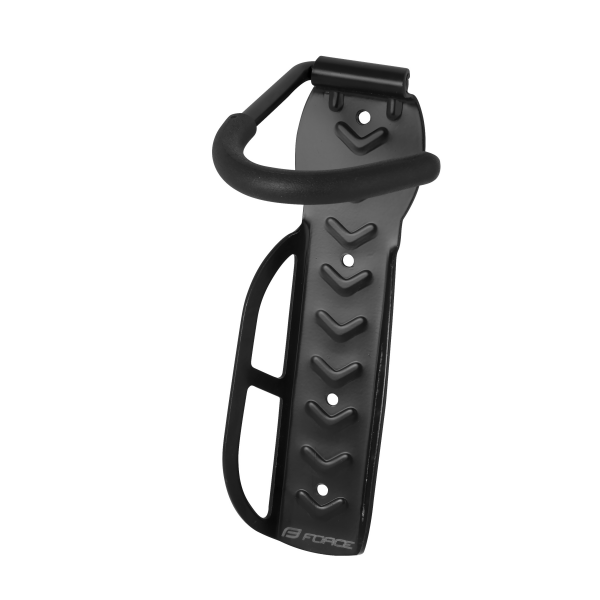 držák kola FORCE na zeď za přední kolo,ocel, černý