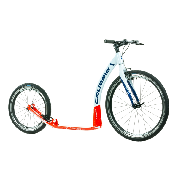 Crussis koloběžka Cobra 4.2-4 bílá/červená