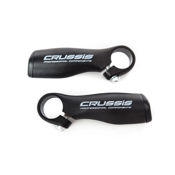 Rohy CRUSSIS 9,7cm, hliníkové, černá mat