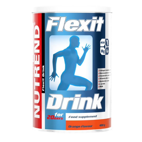 Flexit Drink, dóza, 400 g pomeranč