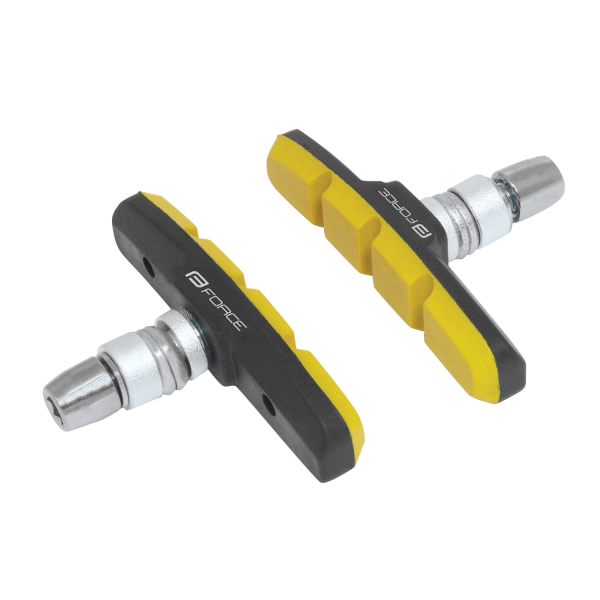 gumičky brzd F jednorázové, černo-žluté 70mm