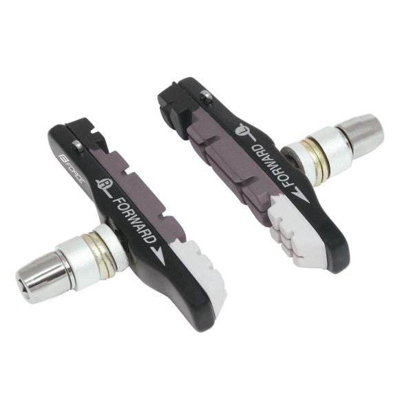 gumičky brzd F výměnné, černo-šedo-bílé 70mm