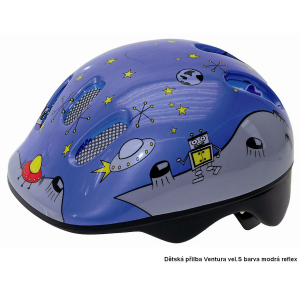Ventura Dětská přilba VENTURA S (50-57cm) modrareflex