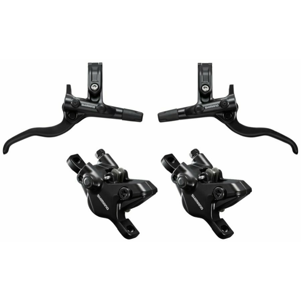 Shimano Brzda kotoučová Shimano Deore MT410 přední a zadní komplet bez kotoučů J-kit v krabičce, přestavbová sada hydraulických brzd Brzda kotouč Shimano MT410