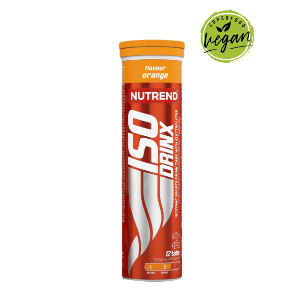 Isodrinx Tabs, tuba, 12 tablet pomeranč