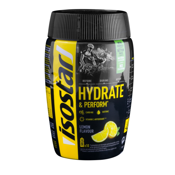 ISOSTAR Hydrate and Perform, dóza, 400 g citron