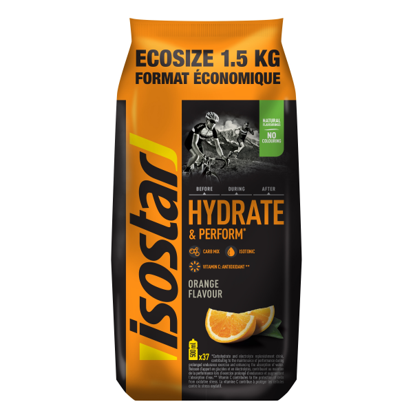 ISOSTAR Hydrate and Perform, sáček,1500 g pomeranč