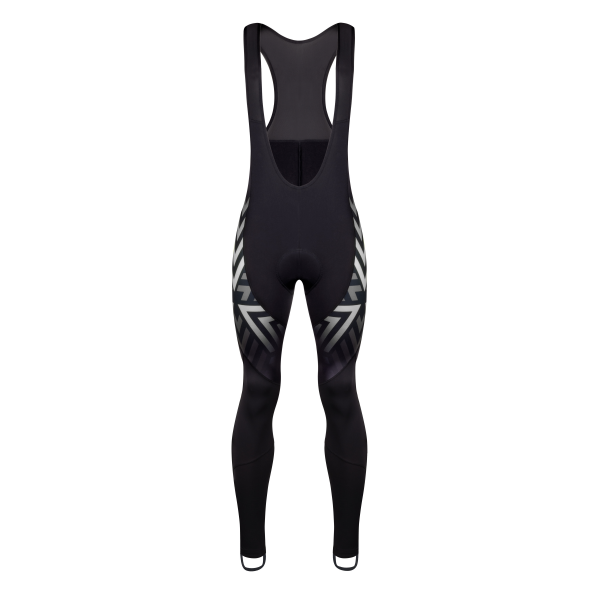 kalhoty F SPIKE se šráky a vložkou, černo-bílé L