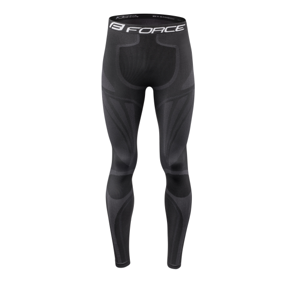 kalhoty funkční FORCE FROST, černé XS-S