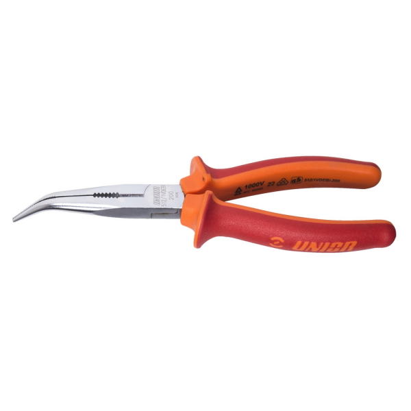 kleště prodl. ploché UNIOR zahnuté, štípací 170