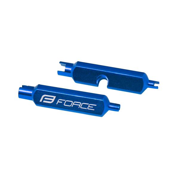klíč FORCE na vložky AV/FV ventilků, hliník, modrý