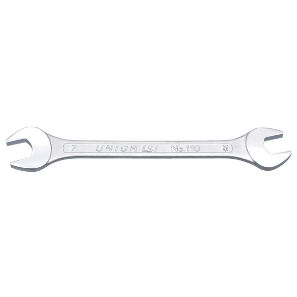 klíč oboustranný  UNIOR otevřený 6x7