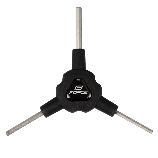 klíč Y šest. FORCE trojstranný 4/ 5/ 6 mm, černý