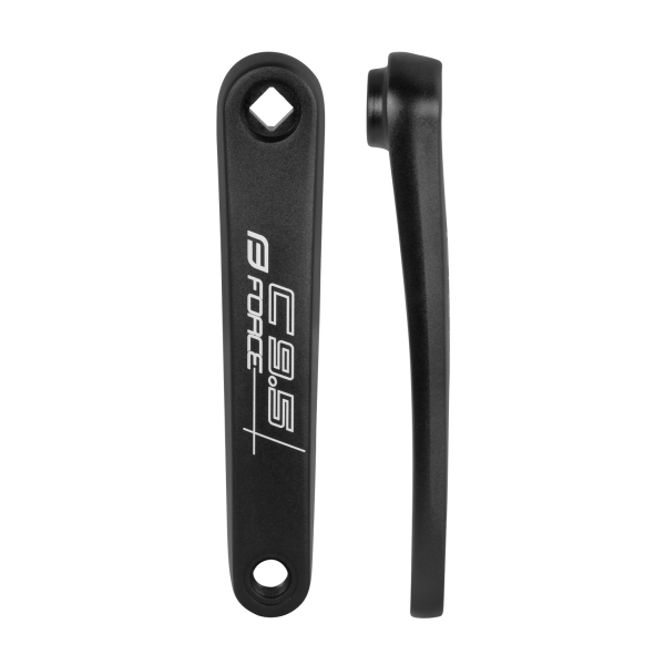 klika levá FORCE ROAD C9.5 Al 175mm, černá