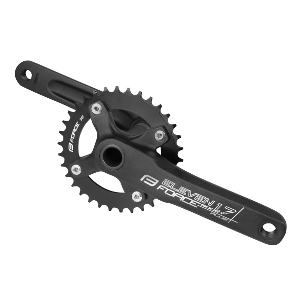 kliky FORCE ELEVEN1.7B+ Al 34z s osou 175mm, černé