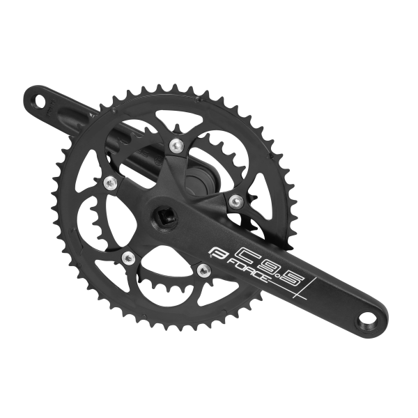 kliky FORCE ROAD C9.5 Al 50/34z 175mm, černé