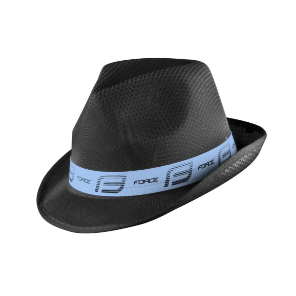 klobouk FORCE PANAMA, černý-pastel.modrý