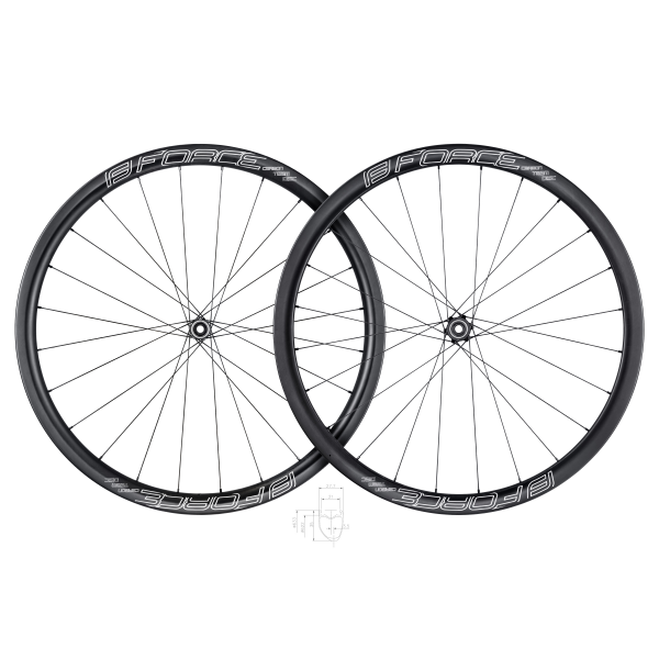 kola siln.FORCE TEAM SP KARBON DISC 35 plášťová