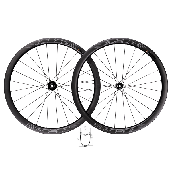 kola siln.FORCE TEAM SP KARBON DISC 40 plášťová