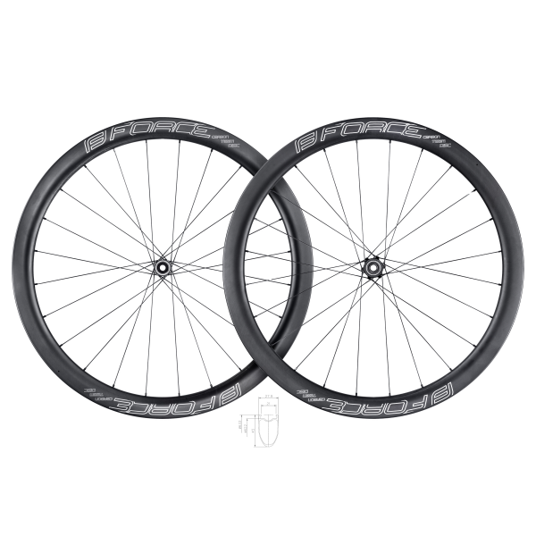 kola siln.FORCE TEAM SP KARBON DISC 45 plášťová