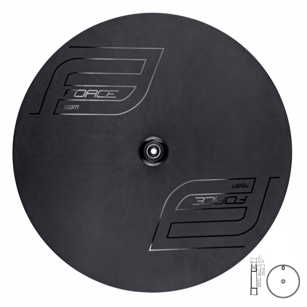 kolo-disk FORCE zadní plášťový karb. pro kot.brzdu