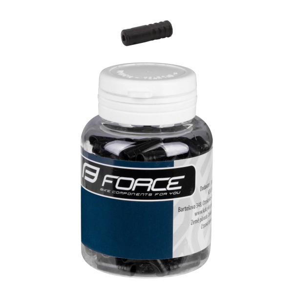 koncovka řad.bowdenu 4 mm plast, černá 150ks