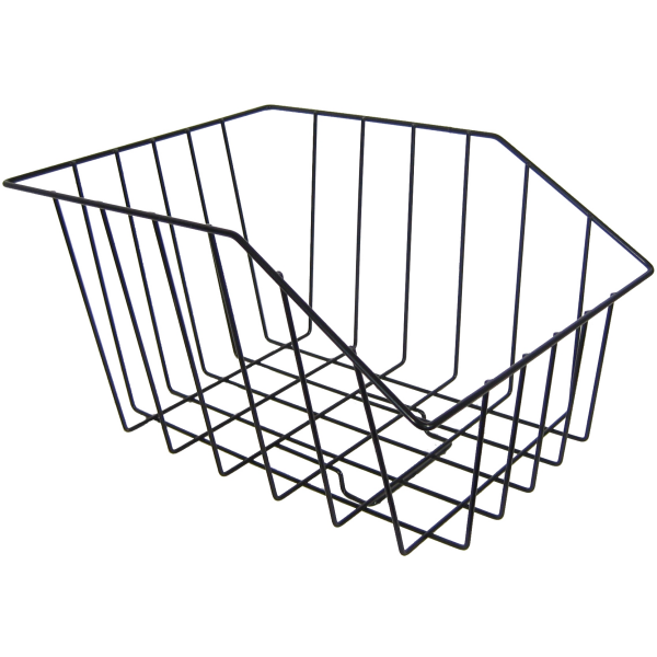 koš FORCE drátěný, na zadní nosič malý, černý
