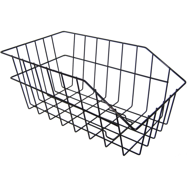 koš FORCE drátěný, na zadní nosič velký, černý