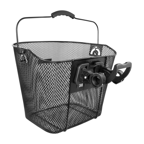 koš FORCE hustý na řídítka KLICK 25,4mm, černý