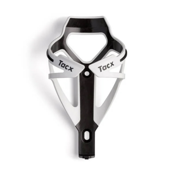 košík láhve TACX DEVA, karbon-kompozit, černo-bílý