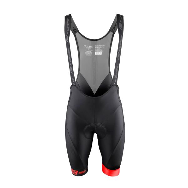 kraťasy F B51 se šráky a vložkou,černo-červené M