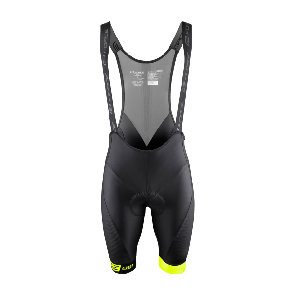 kraťasy F B51 se šráky a vložkou,černo-fluo S