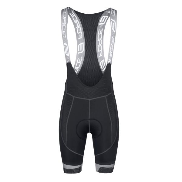 kraťasy F FAME se šráky a vložkou, černo-šedé XS