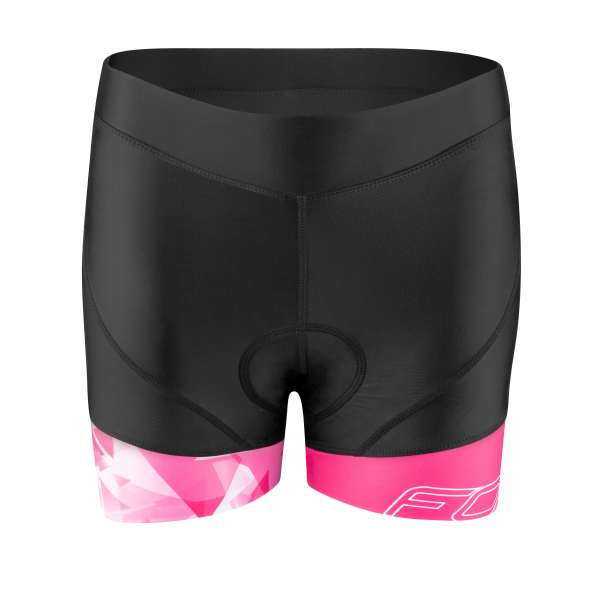 kraťasy F MINI LADY do pasu s vl, černo-růžové L