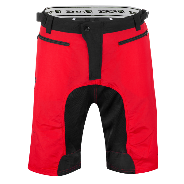 kraťasy F MTB-11 odnímatelná vložka, črvn XS