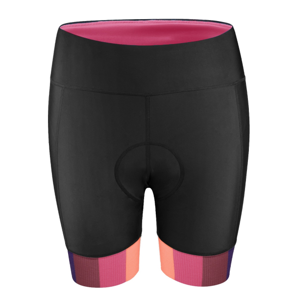 kraťasy F VICTORY LADY do pasu s vlož. črn-růž S