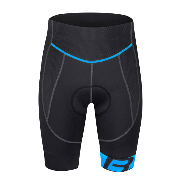 kraťasy FORCE B30 do pasu s vložkou, črn-modré XS