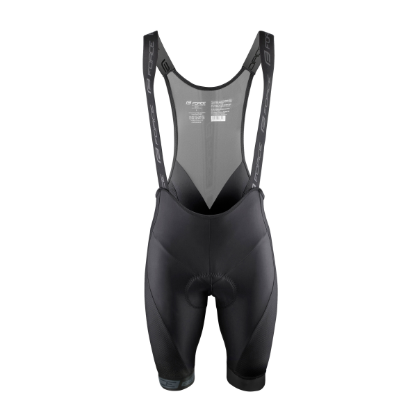 kraťasy FORCE B51 se šráky a vložkou,černé XS