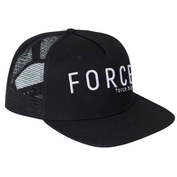 kšiltovka FORCE TRUCKER LOGO 3D, černo-bílá