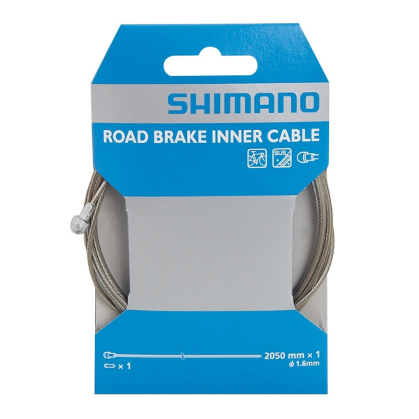 lanko brzdové silniční SH NEREZ 2,05 m x 1,6mm