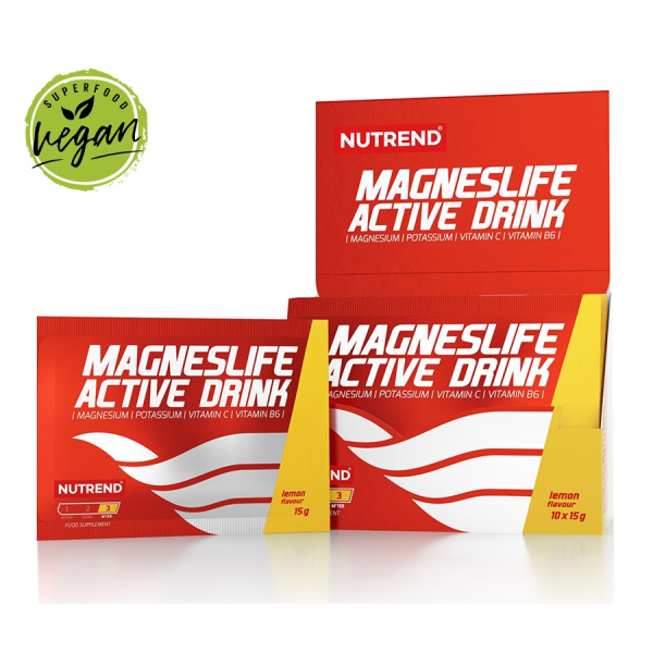 Magneslife Active Drink 10x 15 g box, citron