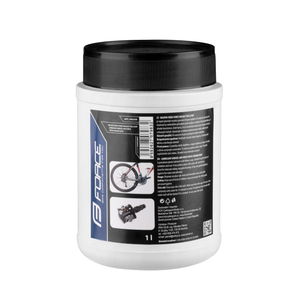 mazivo-dóza FORCE mazací tuk litný, žlutý,1l